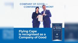 Flying Cape Receives the Company of Good Recognition