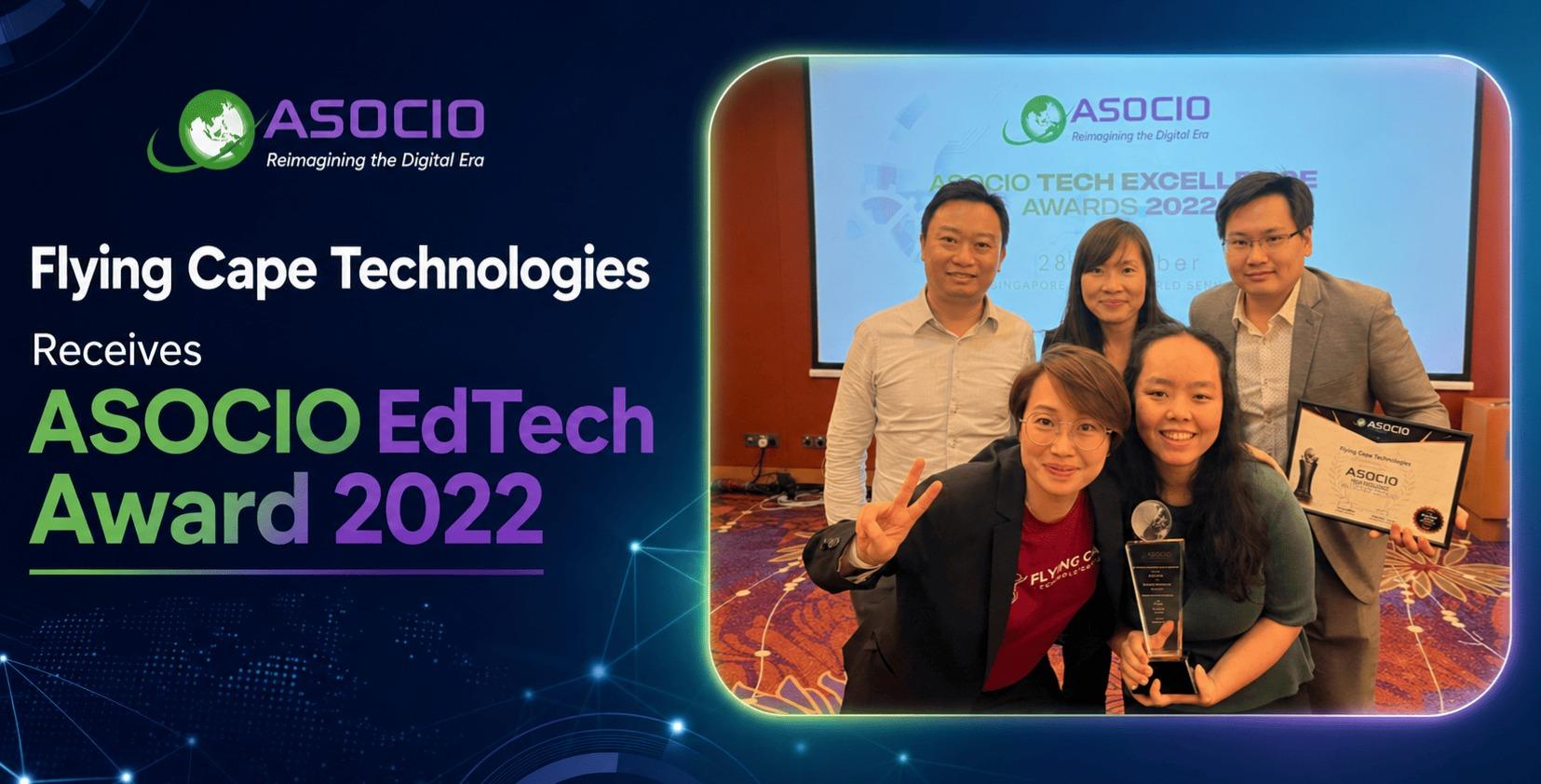 Flying Cape Technologies Receives the ASOCIO EdTech Award 2022