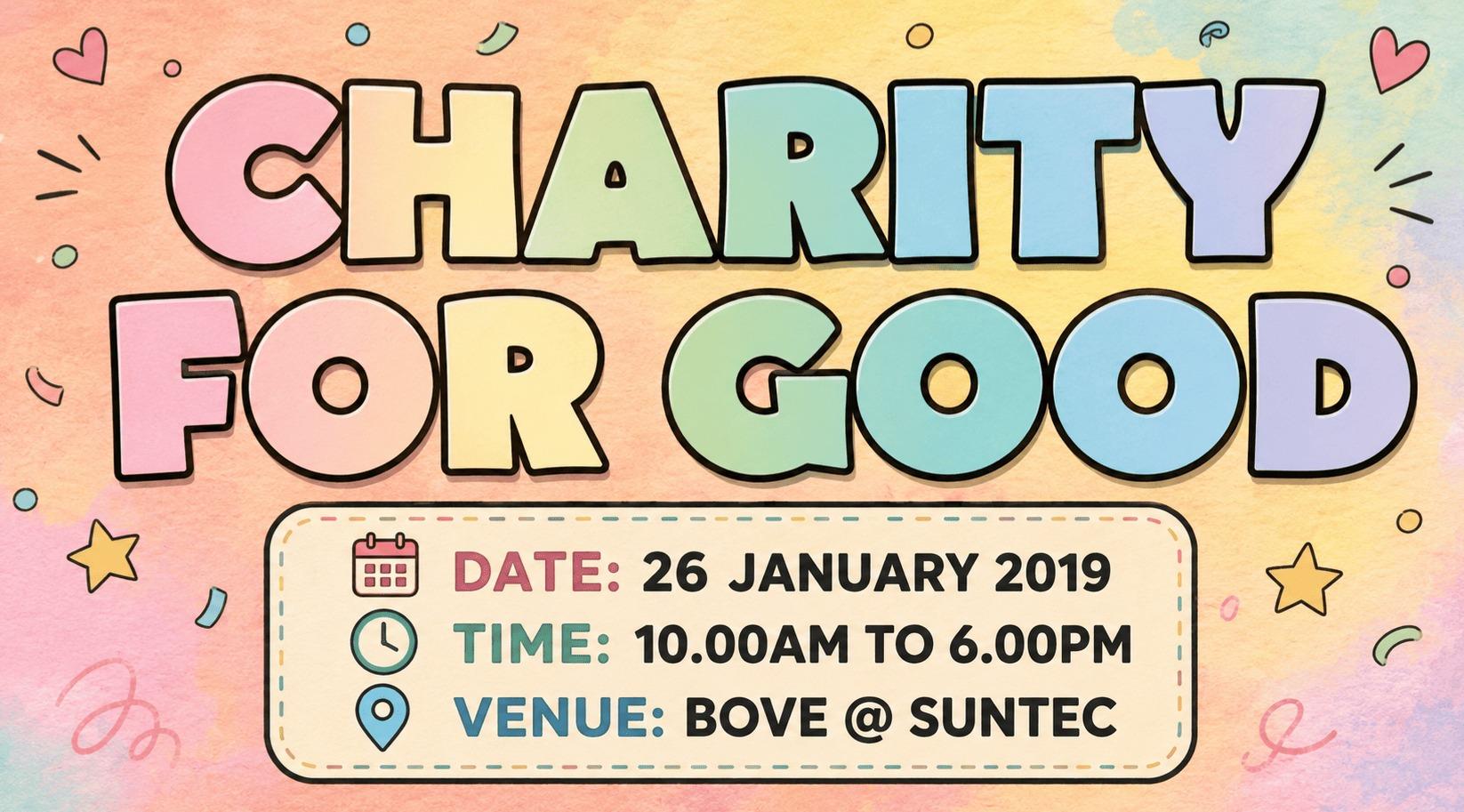 Supreme Parent's Charity For Good event
